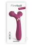 Fireball Rechargeable Silicone Body Massager And Vibrator - Plum Star